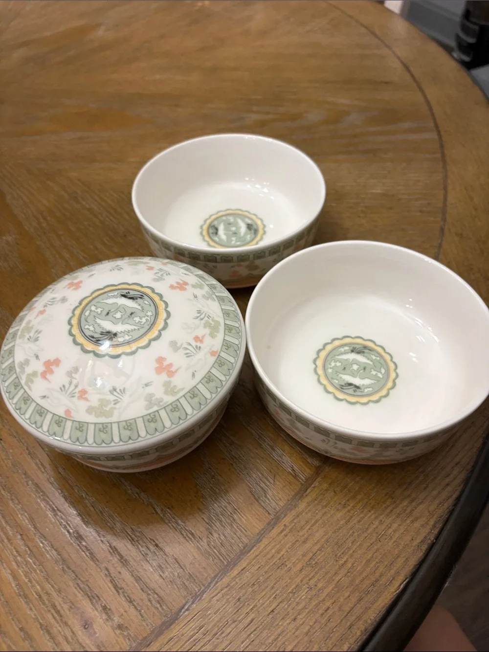 Haengnam 1986 Flying Cranes Serving Bowls